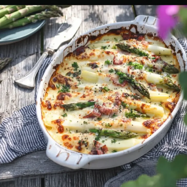 Spargelgratin