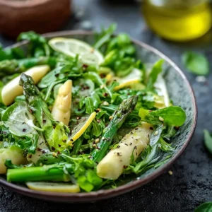Spargelsalat mit Zitronen Dressing