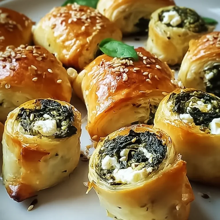Spinat Feta Mini Rollen