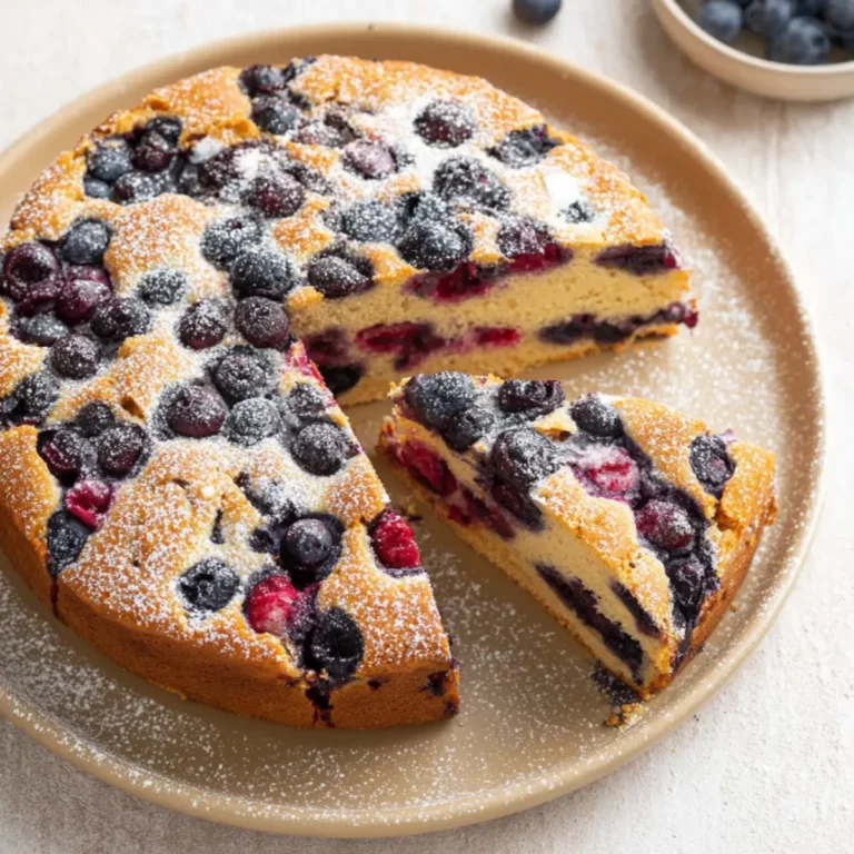 Veganer Beerenkuchen