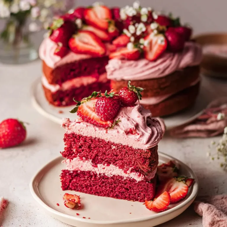 Veganer Erdbeerkuchen