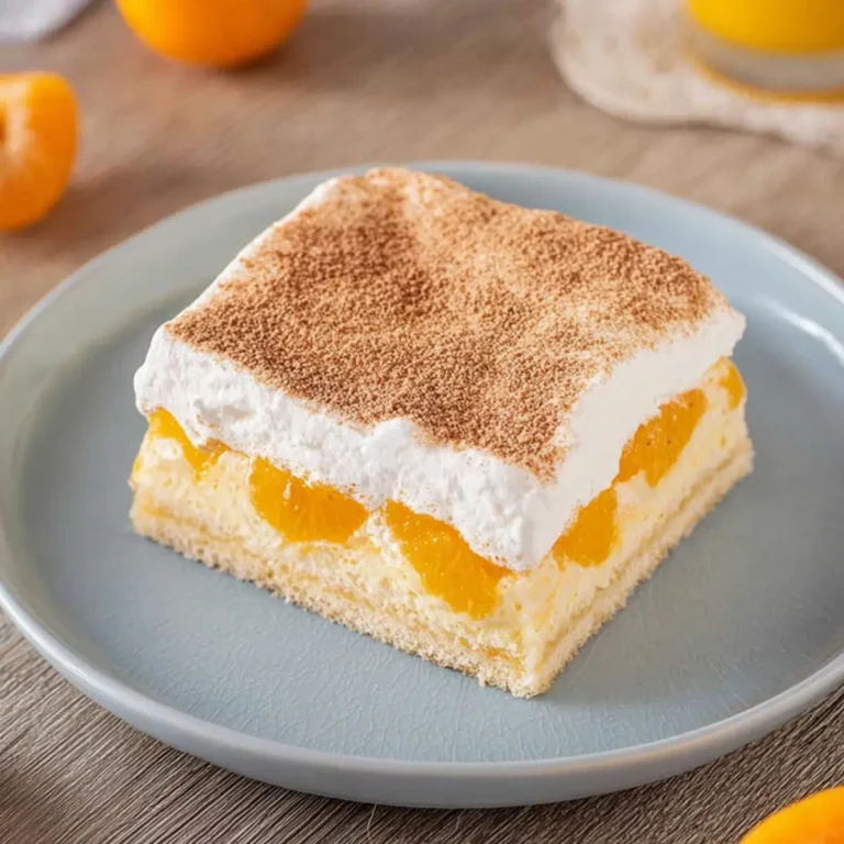 Veganer Fantakuchen mit Mandarinen und Schmand