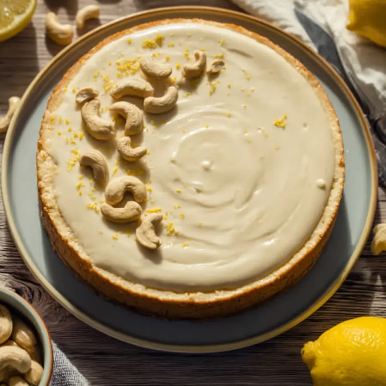 Veganer Käsekuchen mit Cashew