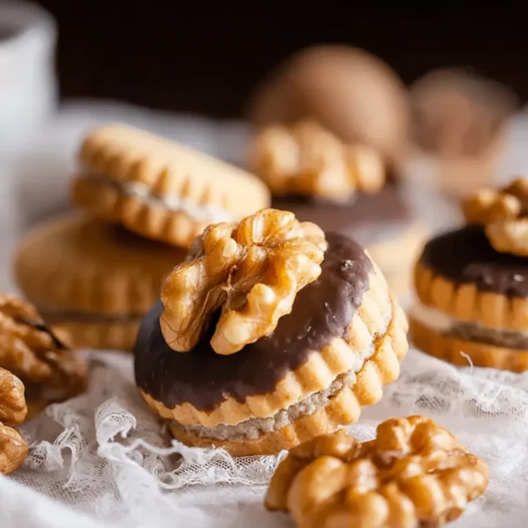 Walnuss Marzipan Plätzchen