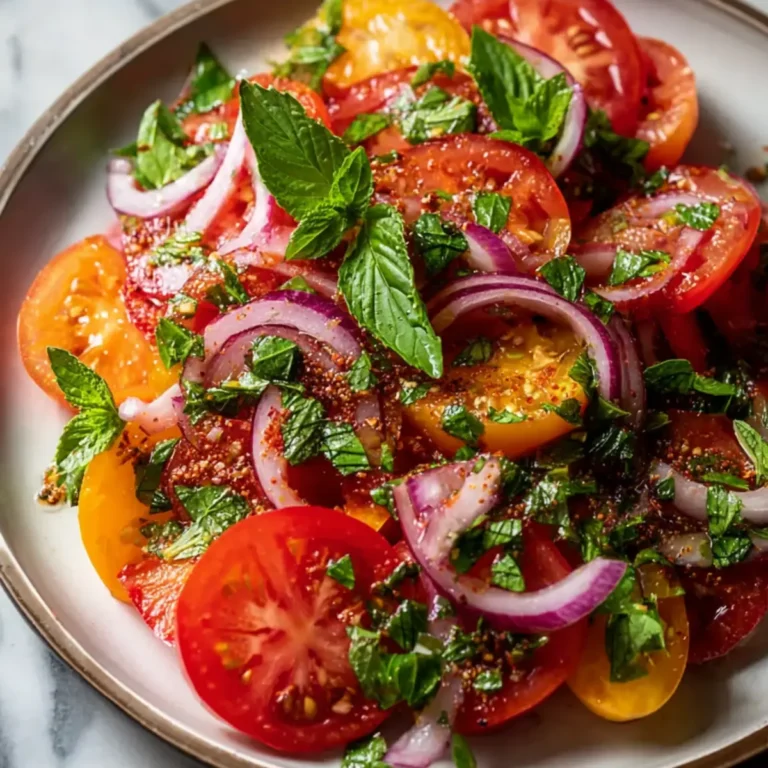 Basilikum Tomaten Salat