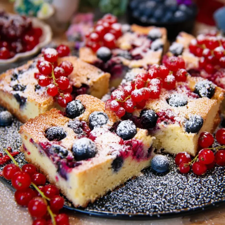 Buttermilchkuchen mit Beeren