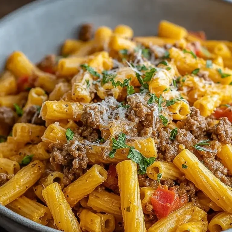 Cheeseburger Pasta