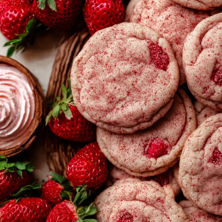 Erdbeer Cookies