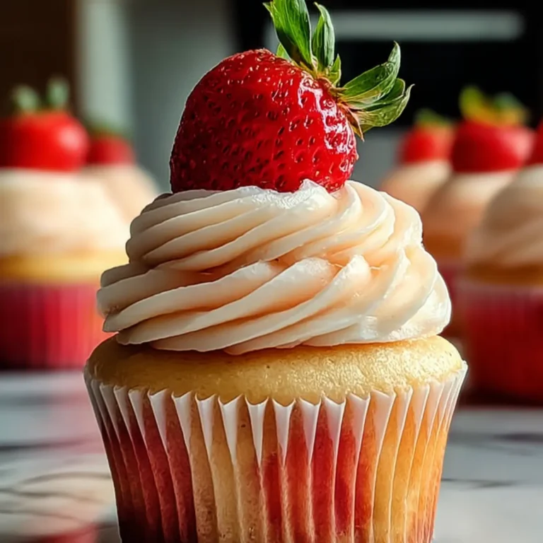 Erdbeer Cupcakes