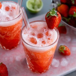 Erdbeer Gin Fizz
