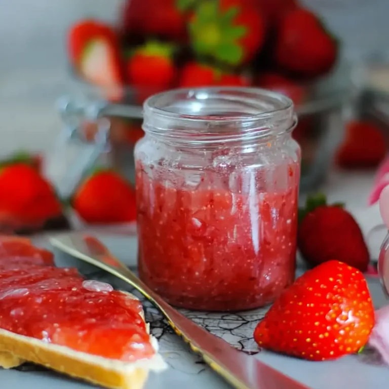 Erdbeer Marmelade ohne Zucker