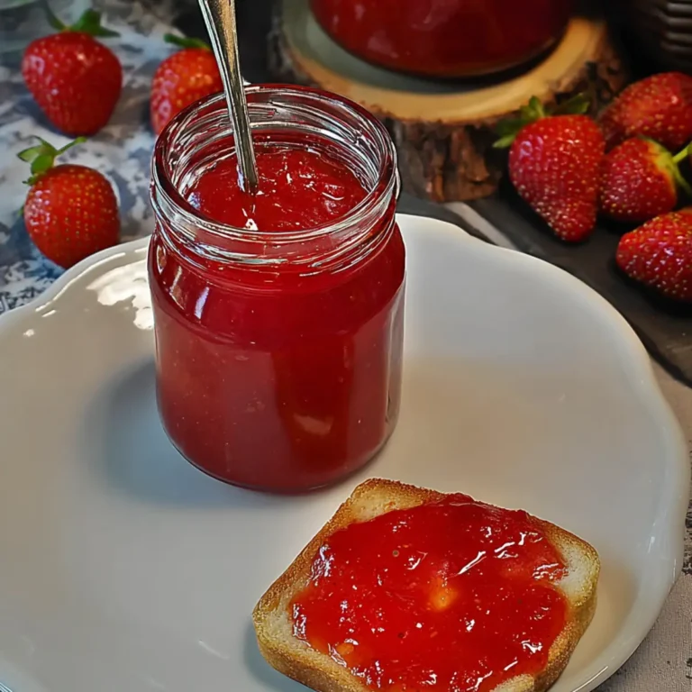 Erdbeer Rhabarber Marmelade mit Vanille