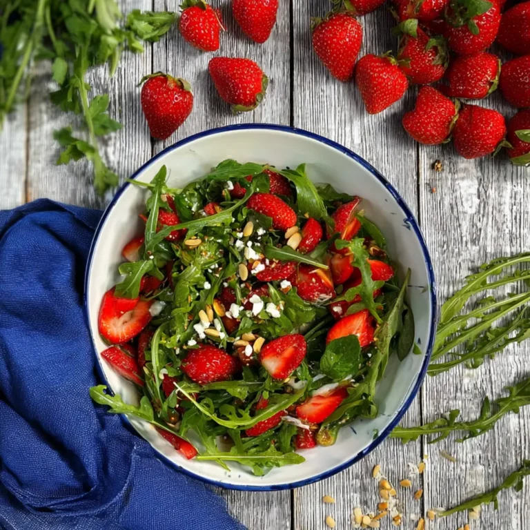 Erdbeer Rucola Salat