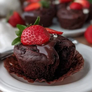 Erdbeer Schoko Muffins