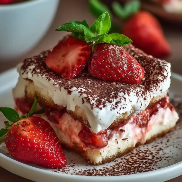 Erdbeer Tiramisu Mascarpone