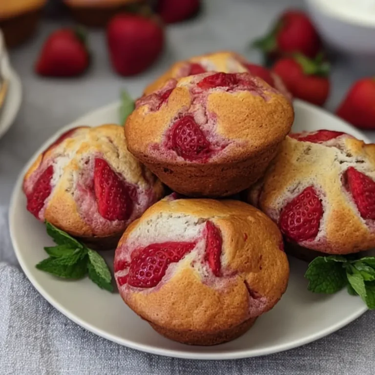 Erdbeermuffins mit Joghurt