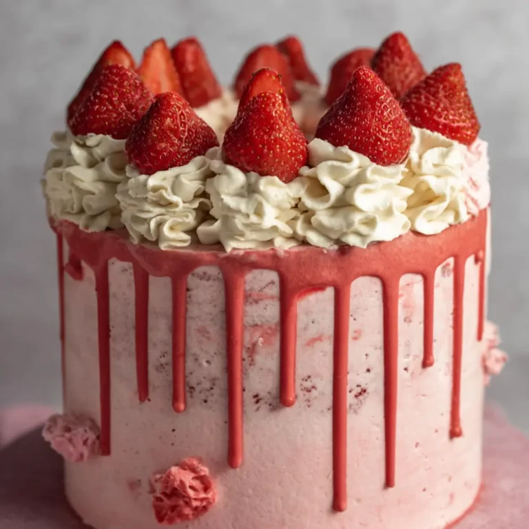 Erdbeertorte mit Drip