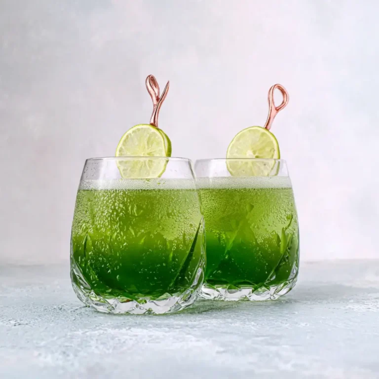 Gefrorener Champagnerbrause Drink