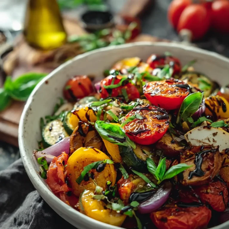 Gerösteter Gemüsesalat mit Balsamico