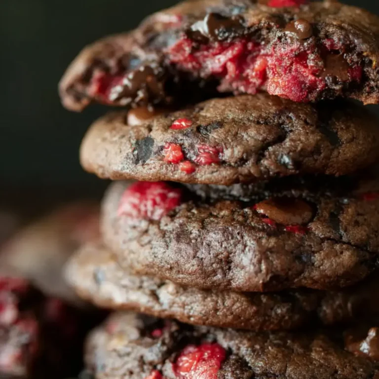 Himbeer Schoko Cookies