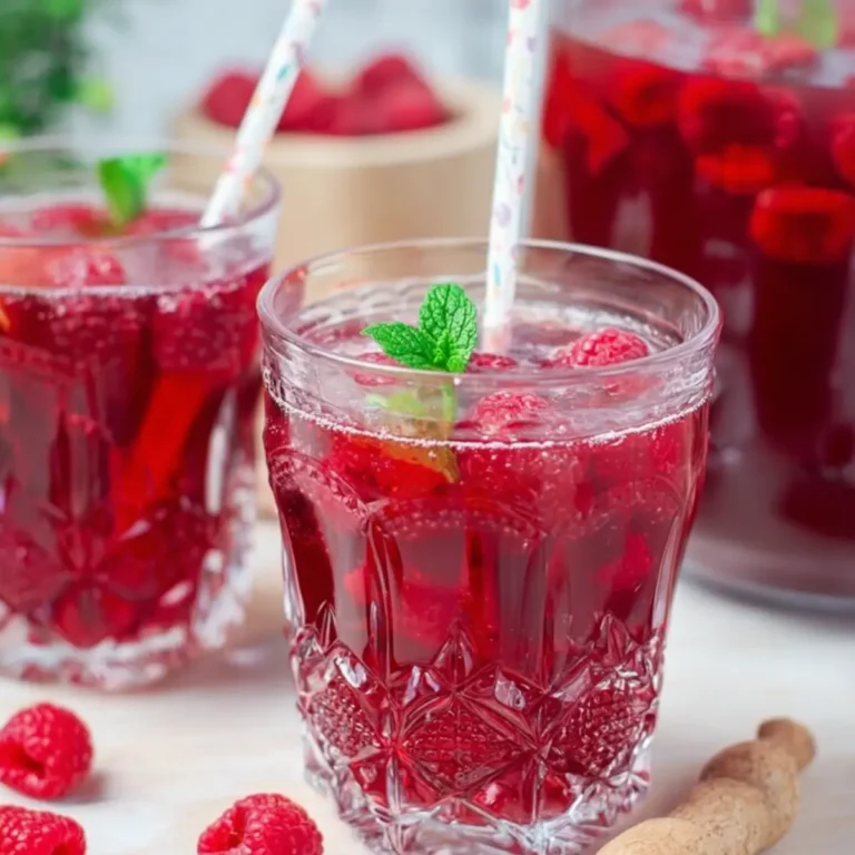 Himbeerbowle ohne Alkohol