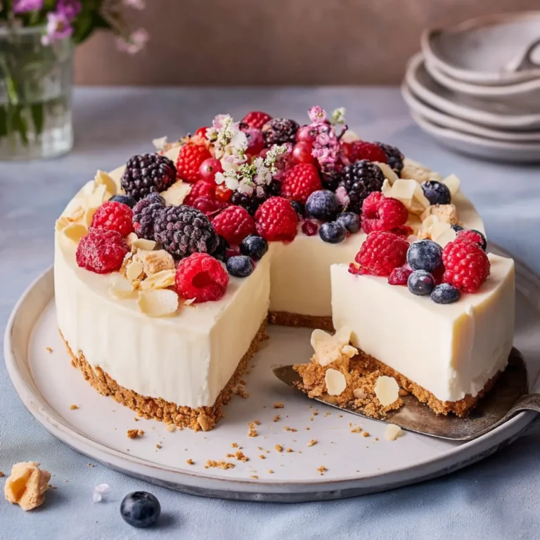 Joghurt Beerentorte ohne Backen