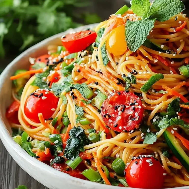 Kalifornischer Spaghetti Salat