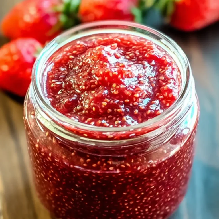 Keto Erdbeer Chia Marmelade