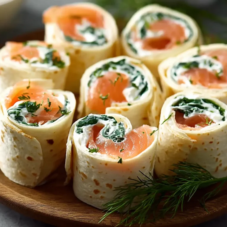 Kleine Räucherlachs Röllchen