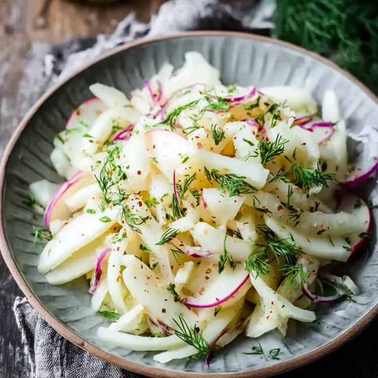 Kohlrabi Salat mit Äpfeln