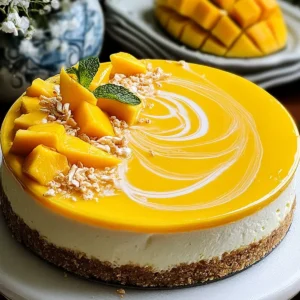 Mango Käsekuchen