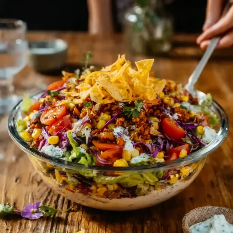 Mexikanischer Schichtsalat
