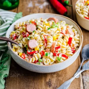 Nudelsalat mit Fleischwurst