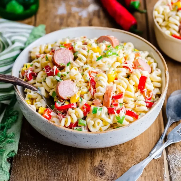 Nudelsalat mit Fleischwurst