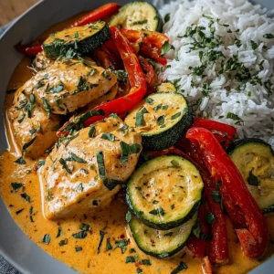 Paprika Zucchini Sahne Hähnchen