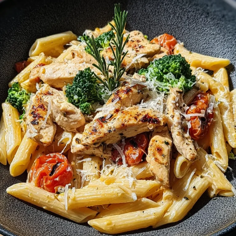 Pasta mit Hähnchen