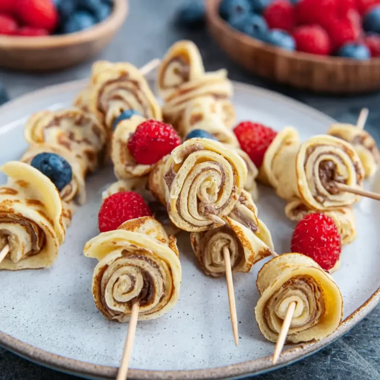 Pfannkuchen Spieße