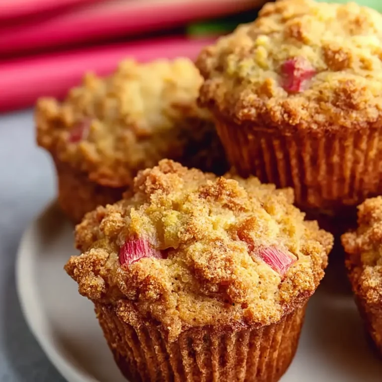 Rhabarbermuffins