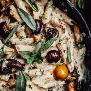 Salbei Pilz Penne