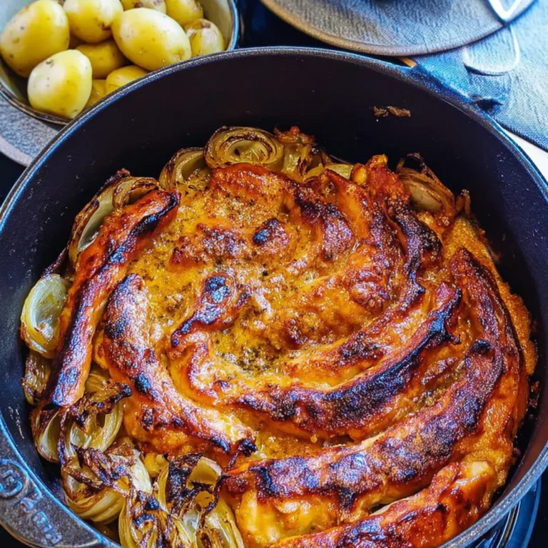 Schicht Cordon Bleu aus dem Dutch Oven