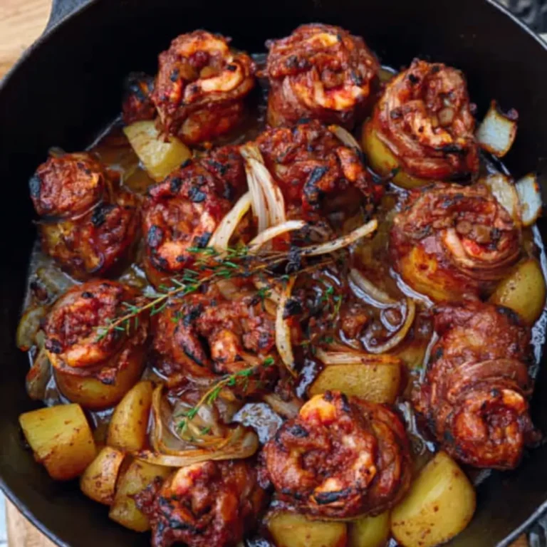 Schichtfleisch Rouladen aus dem Dutch Oven