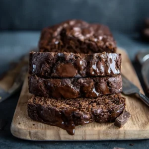Schokoladen Bananen Brot