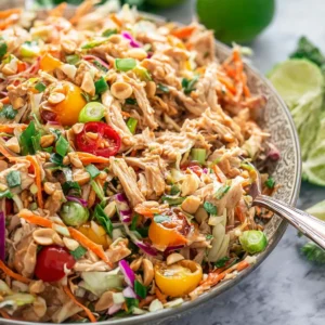 Thailändischer Hähnchensalat