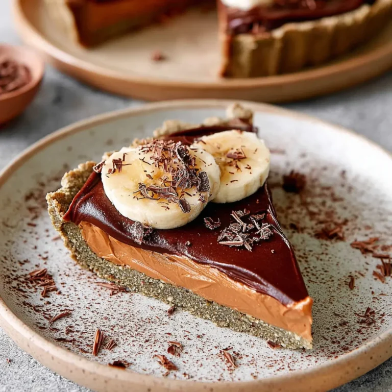 Vegane Schoko Bananen Tarte