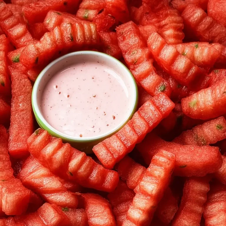 Wassermelonen Pommes
