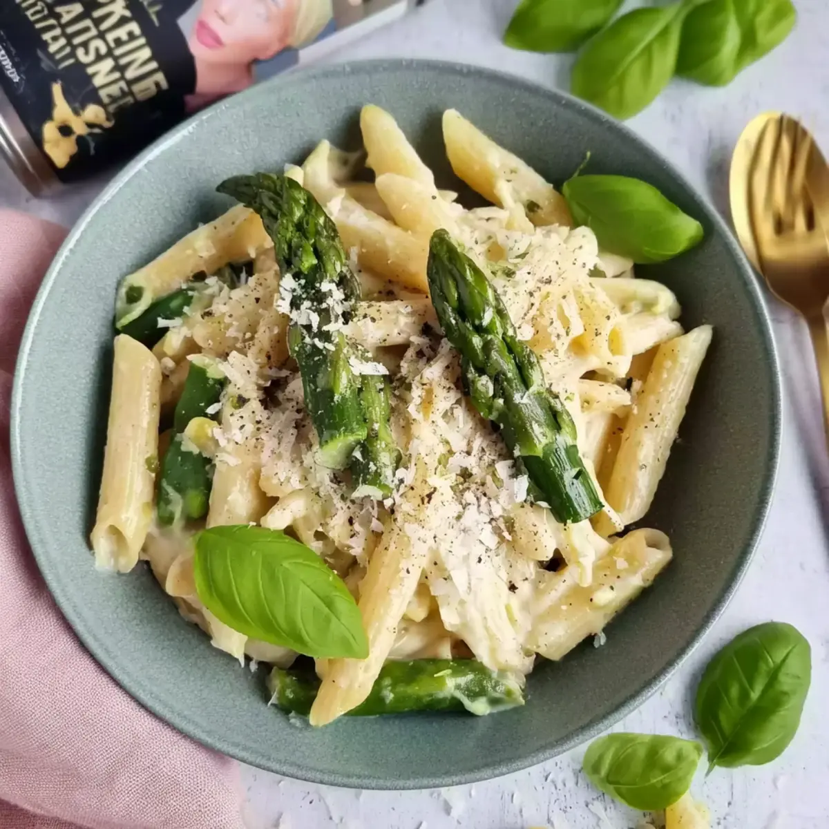 Cremige Spargel Pasta