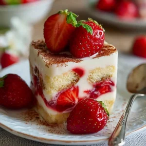 Erdbeer Tiramisu Joghurt