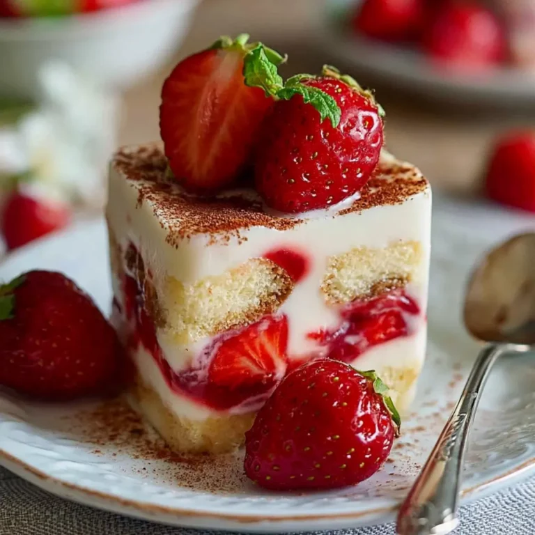 Erdbeer Tiramisu Joghurt