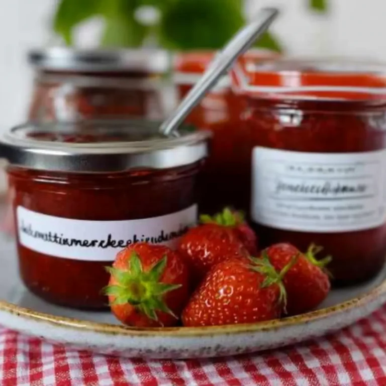 Erdbeermarmelade ohne Zucker