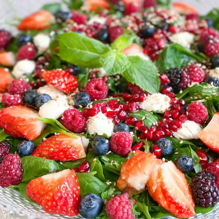 Feldsalat mit Beeren